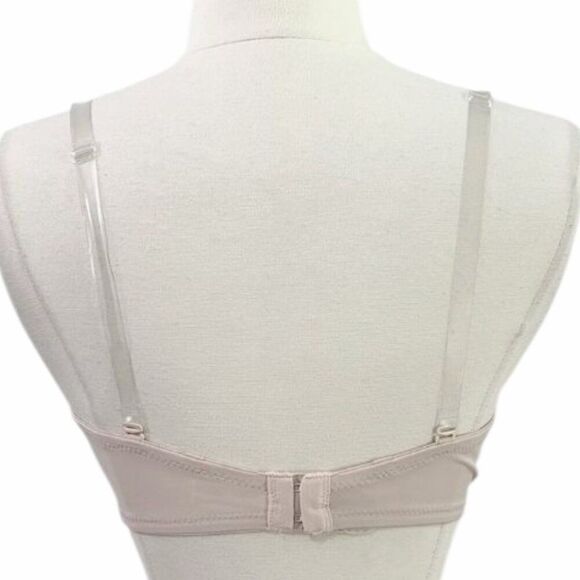 Wacoal T Shirt Bra Convertible Silicone Strap Regular Plunge Racer or Halter 34B - Picture 2 of 15